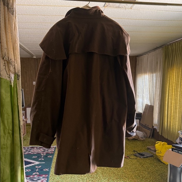 Driza-Bone Chocolate and Mauve Short Coat - Picture 4 of 7